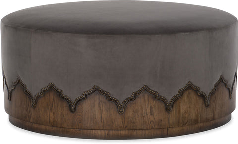 Hooker Furniture Living Room Melange Meyers Cocktail Ottoman
