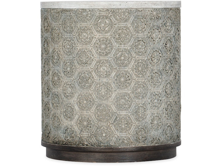 Hooker Furniture Living Room Melange Greystone Round End Table