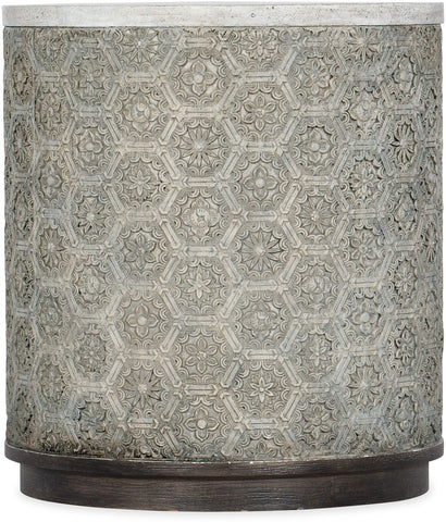 Hooker Furniture Living Room Melange Greystone Round End Table