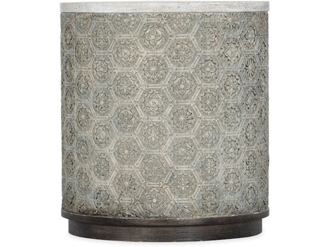 Hooker Furniture Living Room Melange Greystone Round End Table