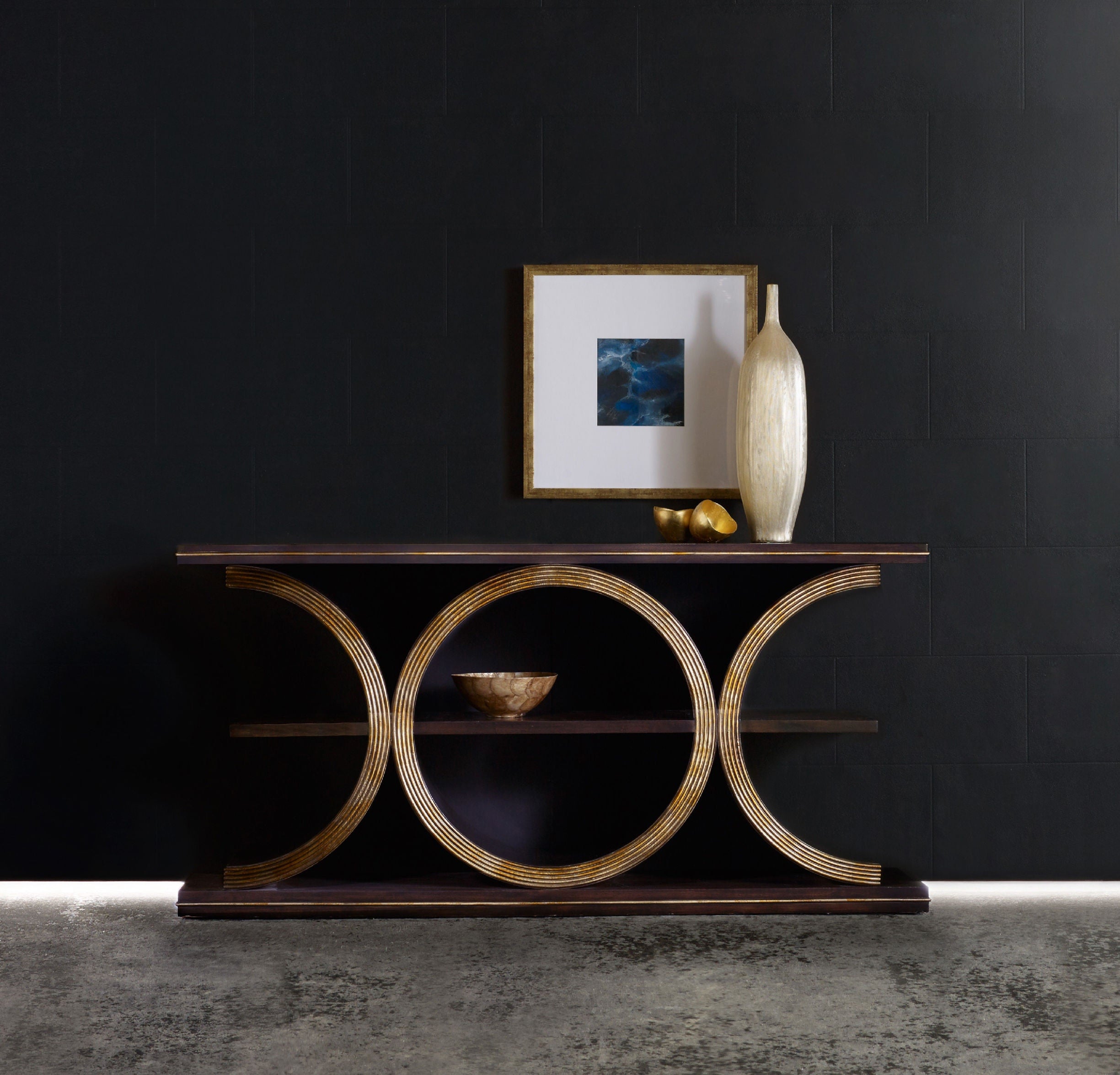 Hooker Furniture Living Room Melange Presidio Console Table