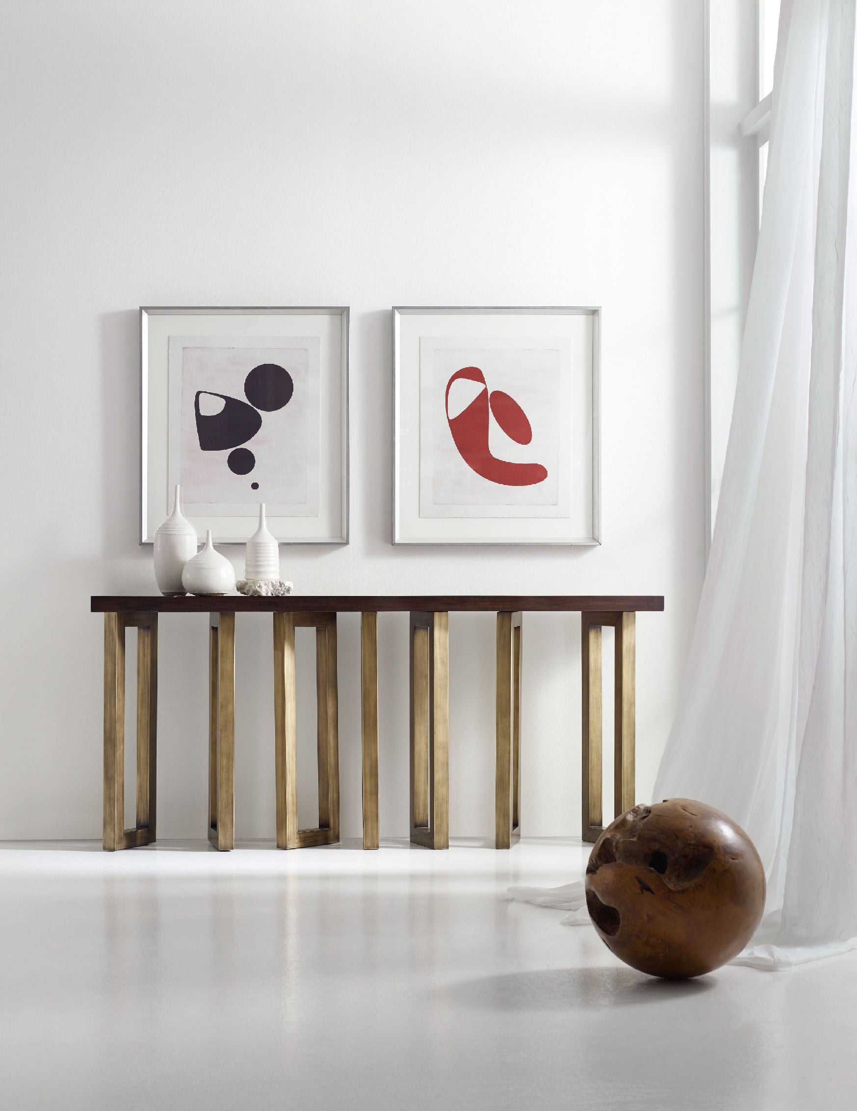 Hooker Furniture Living Room Melange Connelly Hall Console