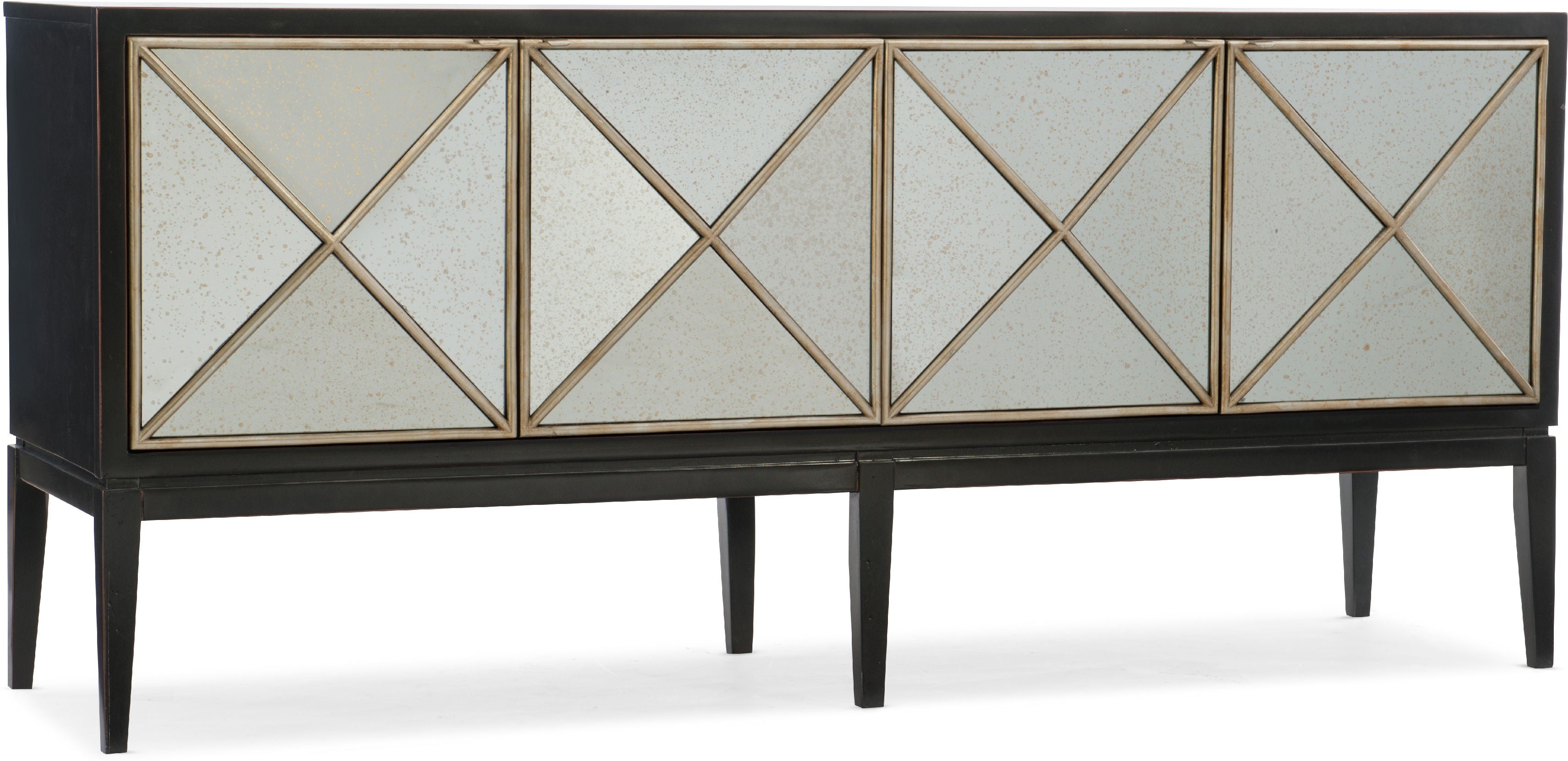 Hooker Furniture Living Room Melange Jova Four-Door Credenza
