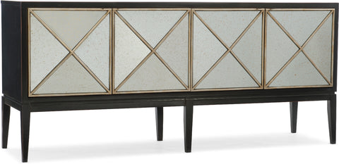 Hooker Furniture Living Room Melange Jova Four-Door Credenza