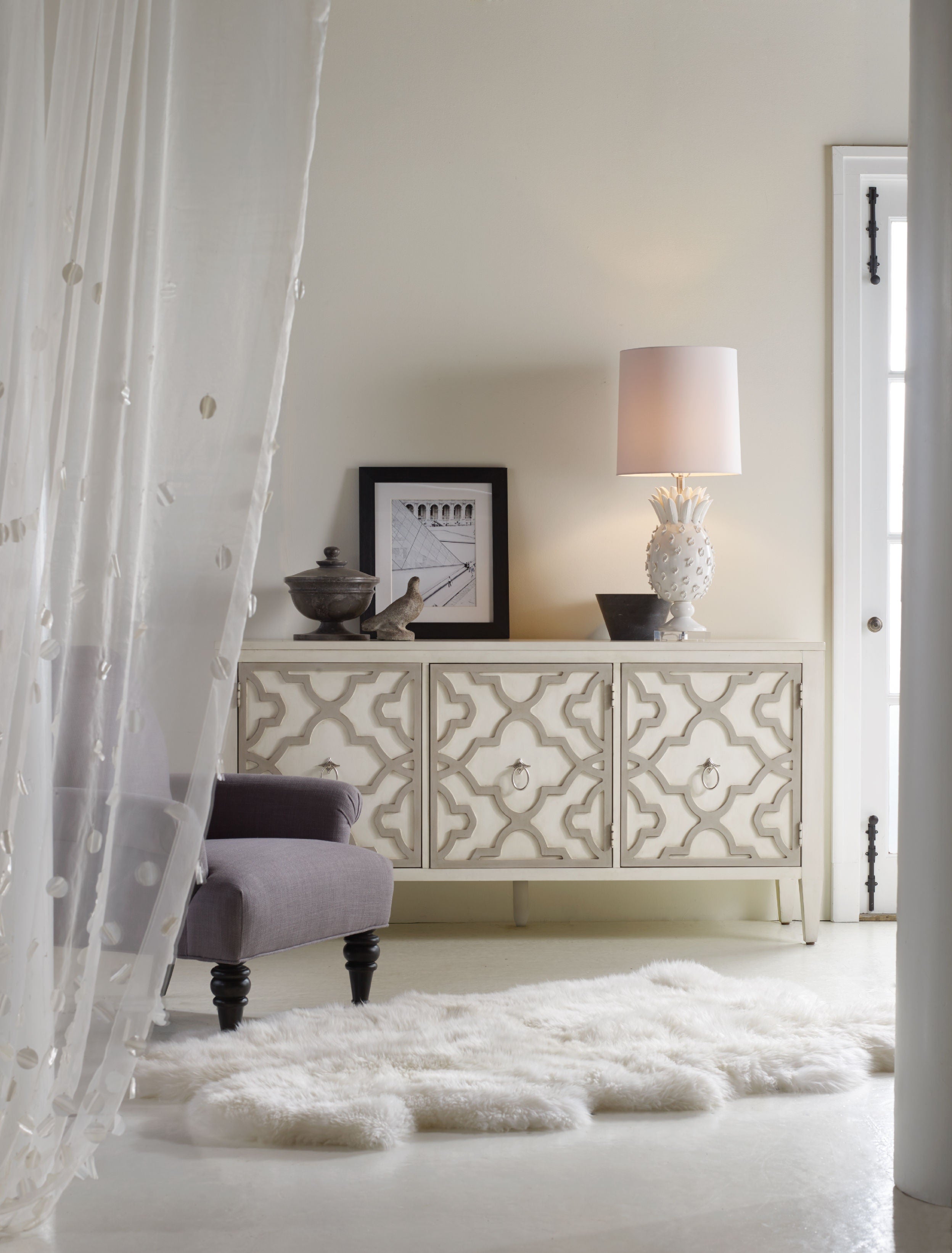 Hooker Furniture Living Room Melange Miranda Credenza