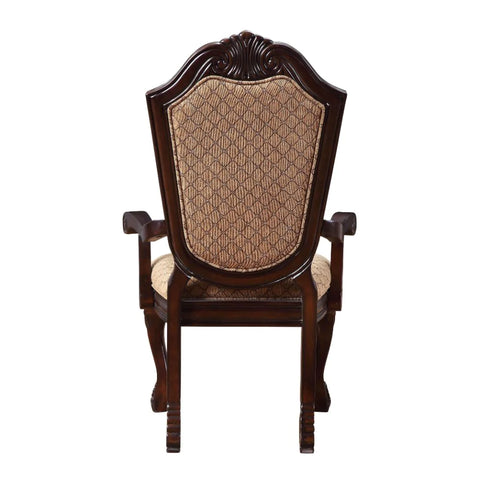 Chateau De Ville Fabric & Espresso Chair Model 64078A By ACME Furniture