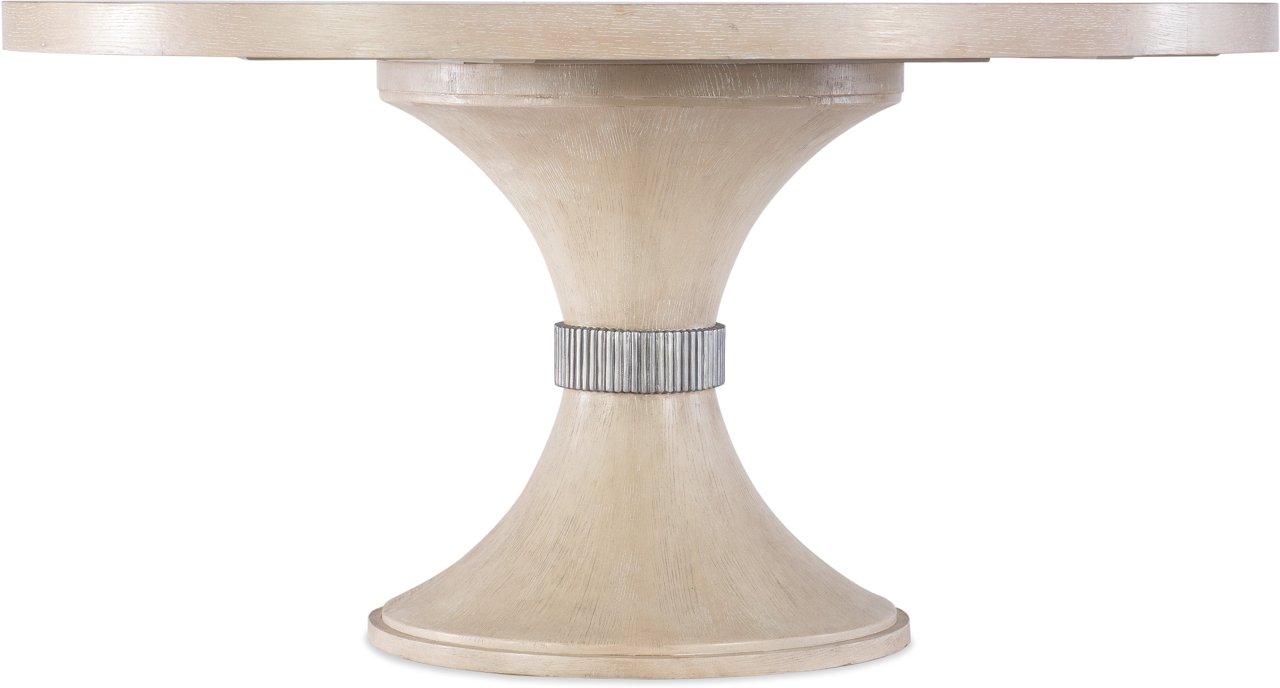 Hooker Furniture Casual Dining Nouveau Chic Round Pedestal Dining Table