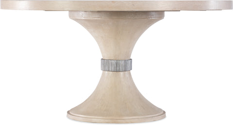 Hooker Furniture Casual Dining Nouveau Chic Round Pedestal Dining Table