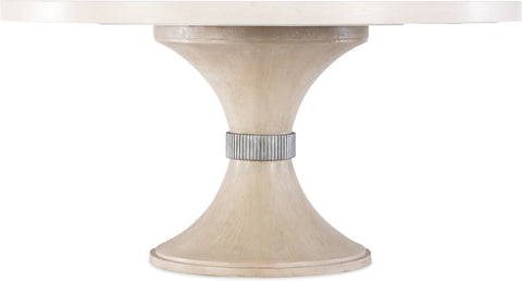 Hooker Furniture Casual Dining Nouveau Chic Round Pedestal Dining Table