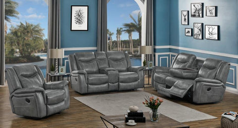 Coaster Conrad 3-piece Living Room Set Grey Model 650354-S3