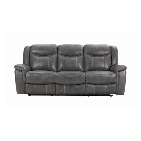 Coaster Conrad Upholstered Motion Sofa Cool Grey Model 650354