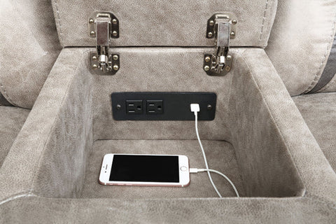 Coaster Greer Upholstered Tufted Back Glider Loveseat Model 651352