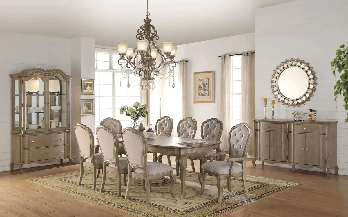 Chelmsford Antique Taupe Dining Table Model 66050 By ACME Furniture