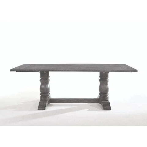 Leventis Weathered Gray Dining Table Model 66180 By ACME Furniture