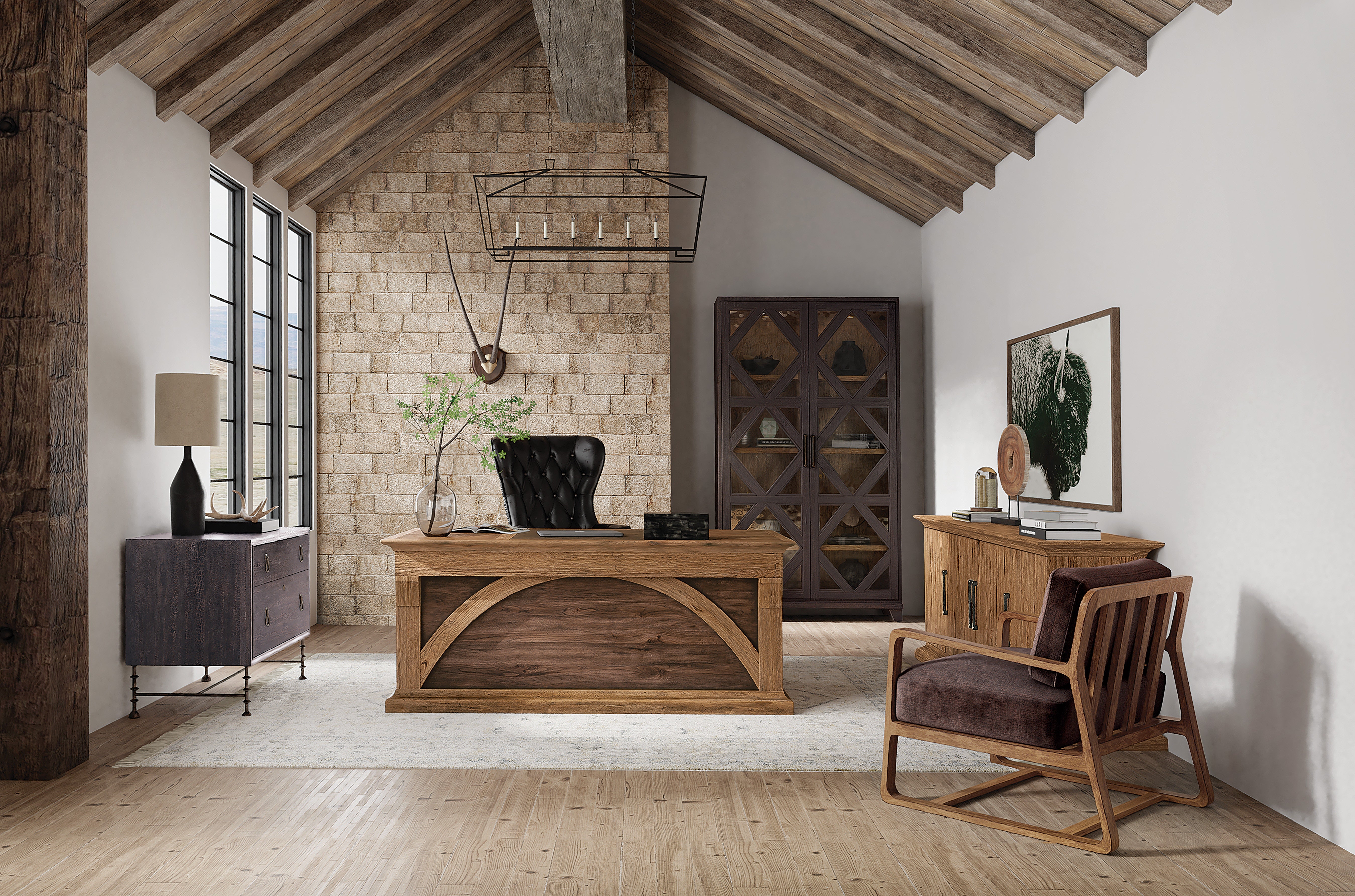 Hooker Furniture Home Entertainment Big Sky Media Console