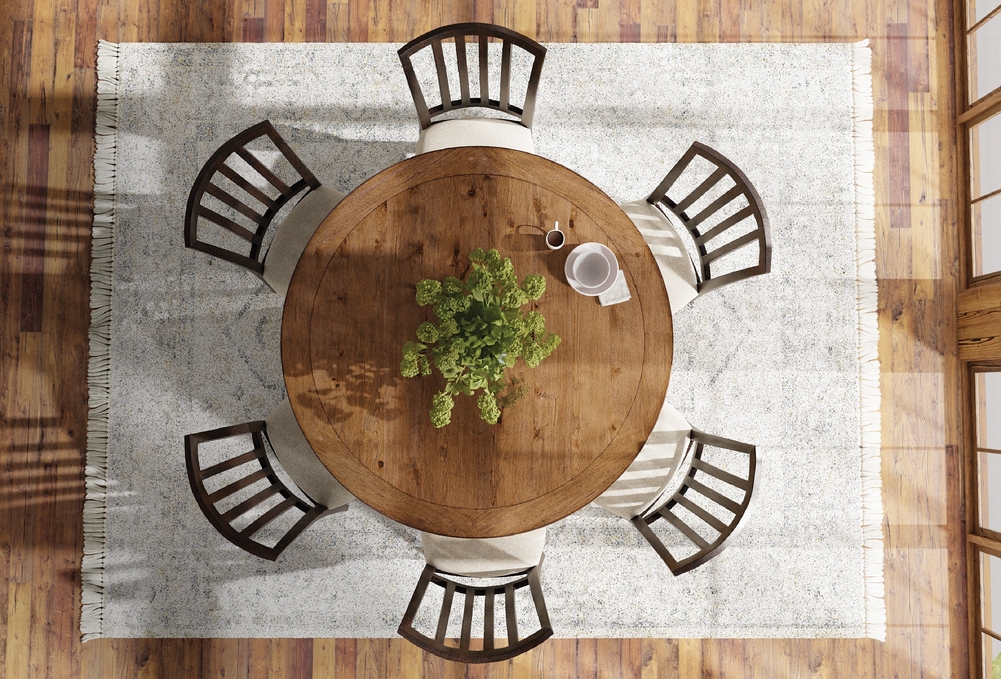 Hooker Furniture Casual Dining Big Sky Round Dining Table