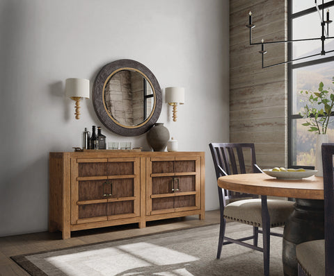 Hooker Furniture Bedroom Big Sky Round Accent Mirror