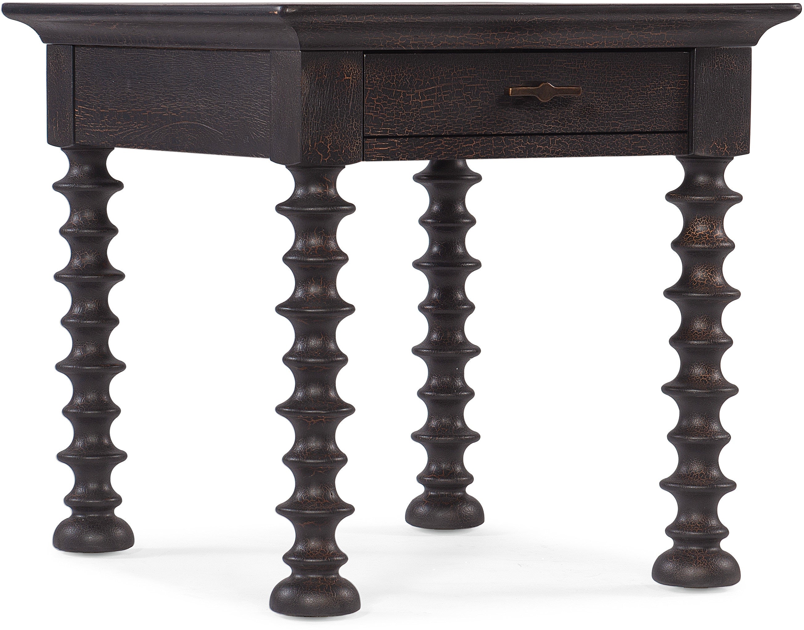 Hooker Furniture Living Room Big Sky Turned Leg End Table