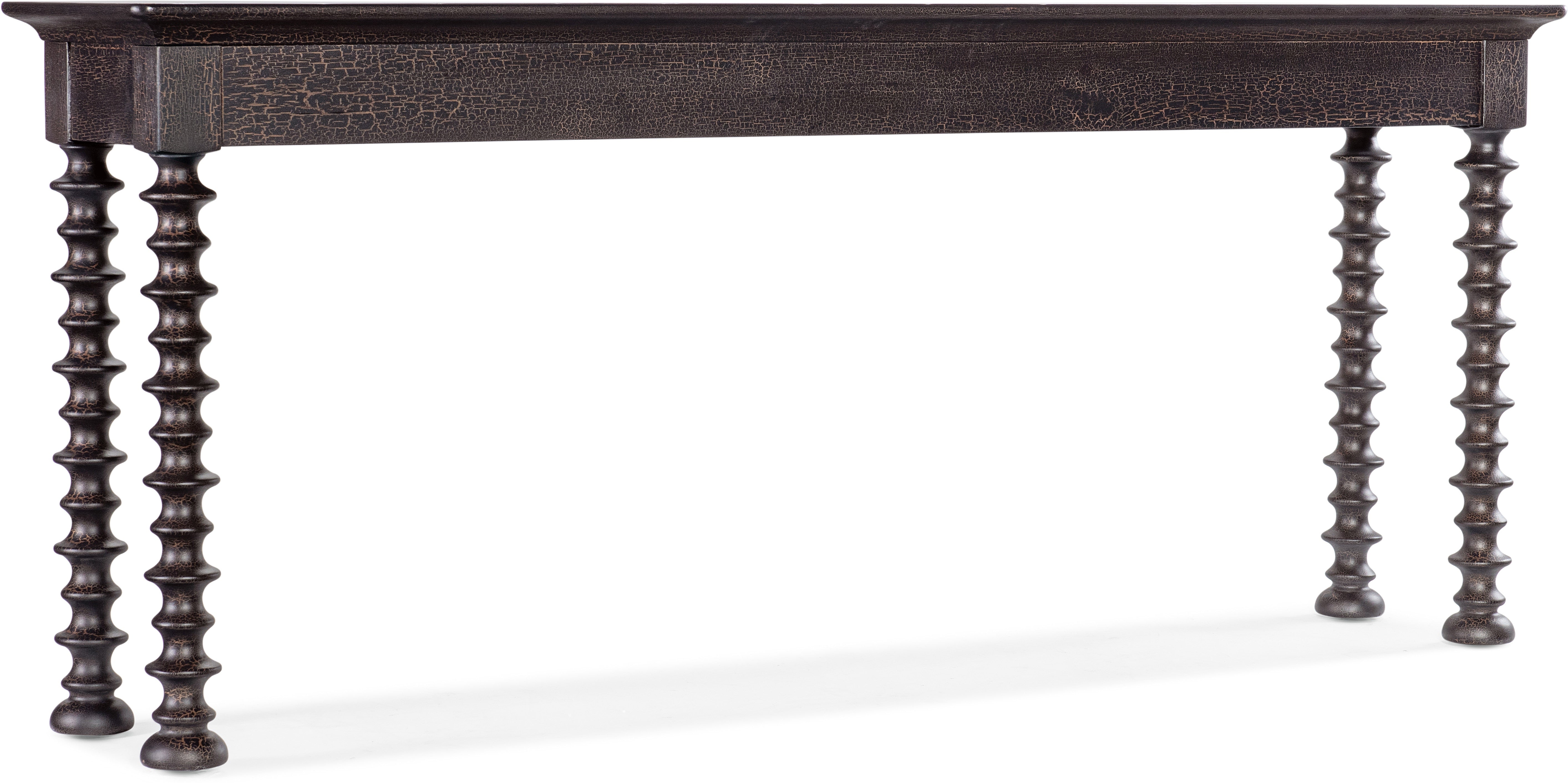 Hooker Furniture Living Room Big Sky Turned Leg Sofa Table