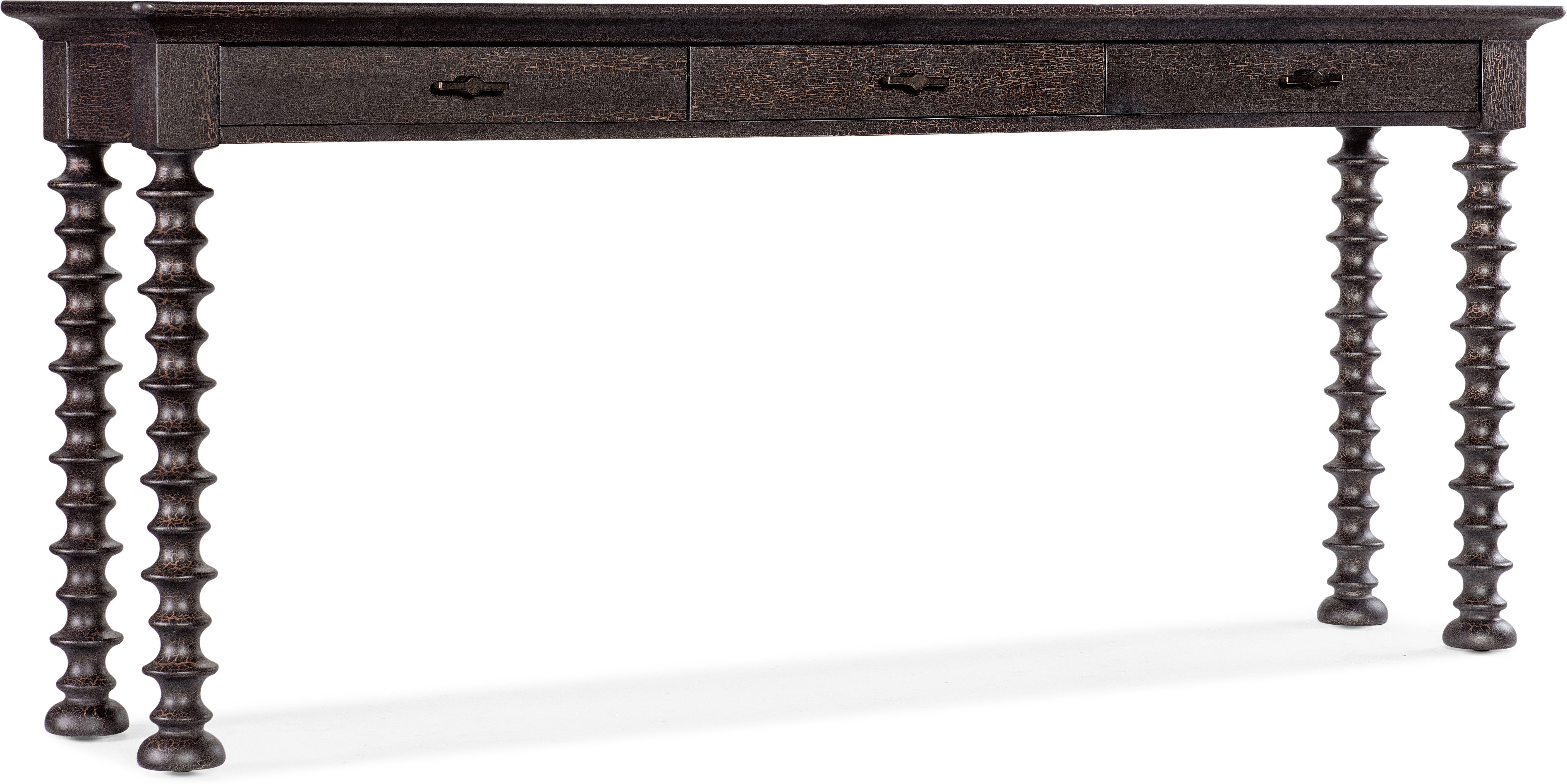 Hooker Furniture Living Room Big Sky Turned Leg Sofa Table