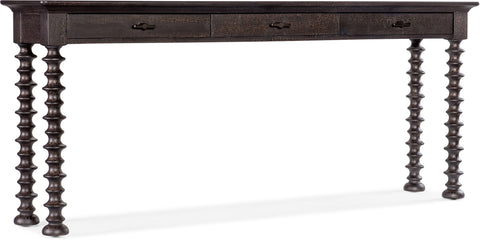 Hooker Furniture Living Room Big Sky Turned Leg Sofa Table
