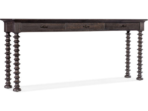 Hooker Furniture Living Room Big Sky Turned Leg Sofa Table