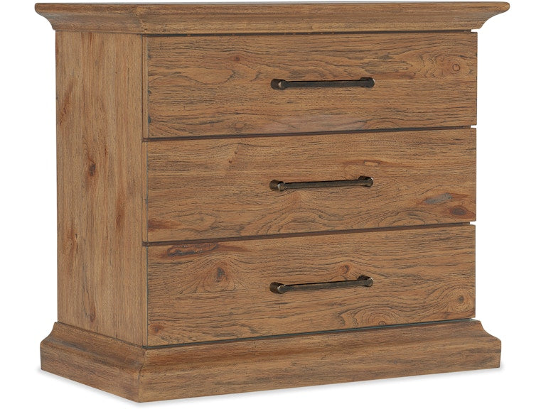 Hooker Furniture Bedroom Big Sky Three Drawer Nightstand