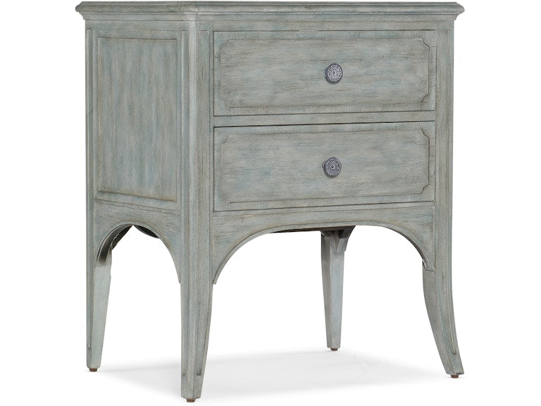 Hooker Furniture Living Room Charleston Two-Drawer Accent Table