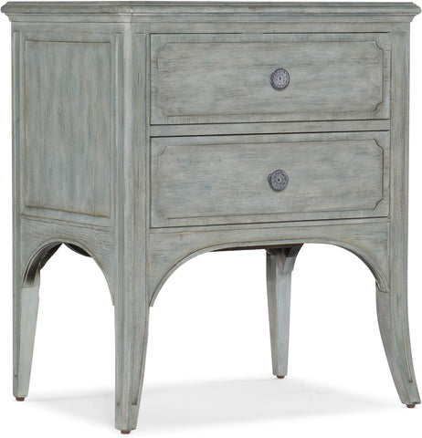 Hooker Furniture Living Room Charleston Two-Drawer Accent Table