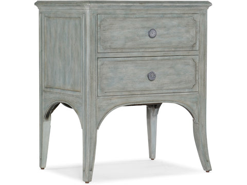 Hooker Furniture Living Room Charleston Two-Drawer Accent Table