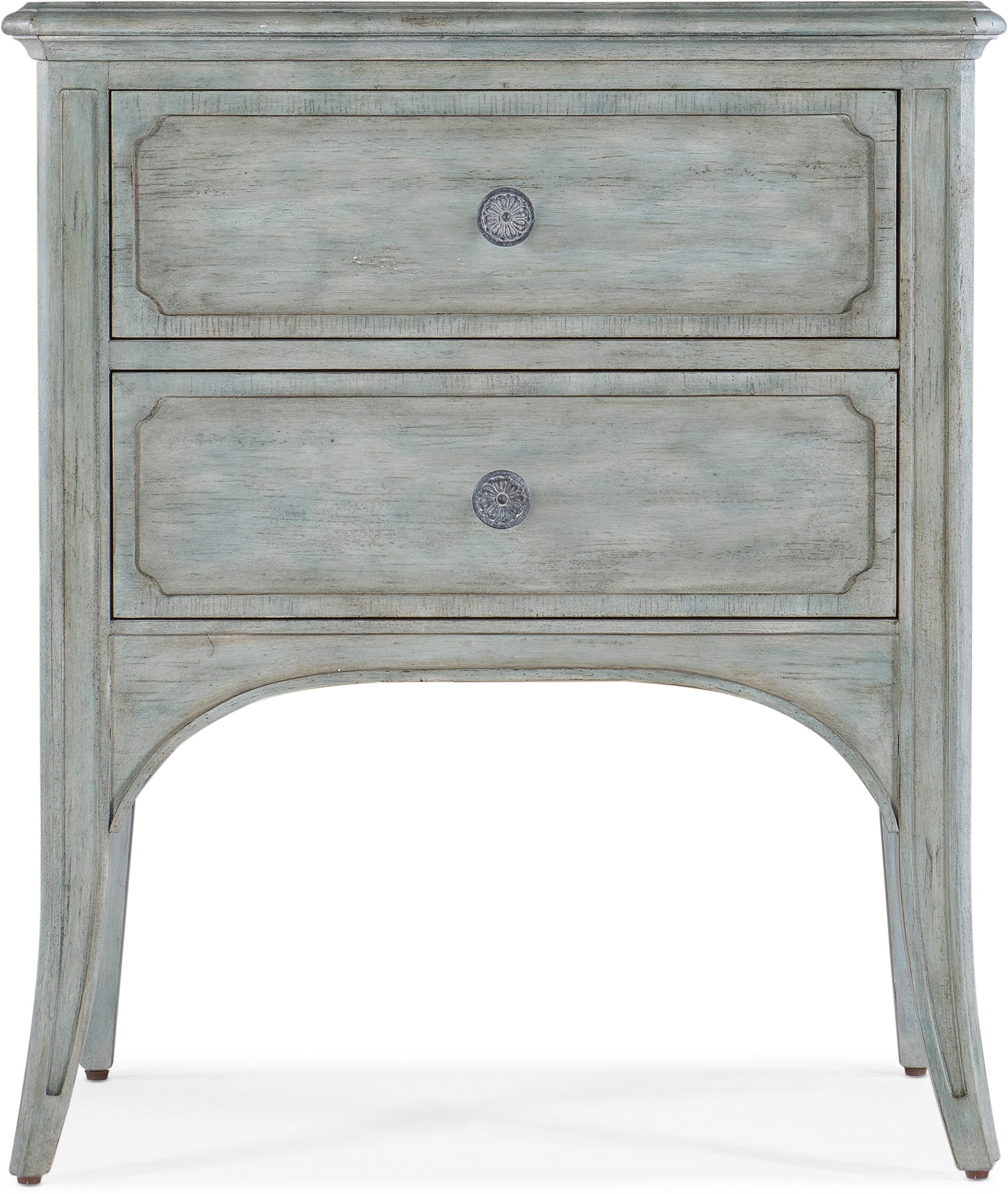 Hooker Furniture Living Room Charleston Two-Drawer Accent Table