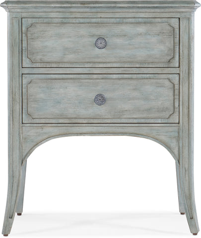 Hooker Furniture Living Room Charleston Two-Drawer Accent Table