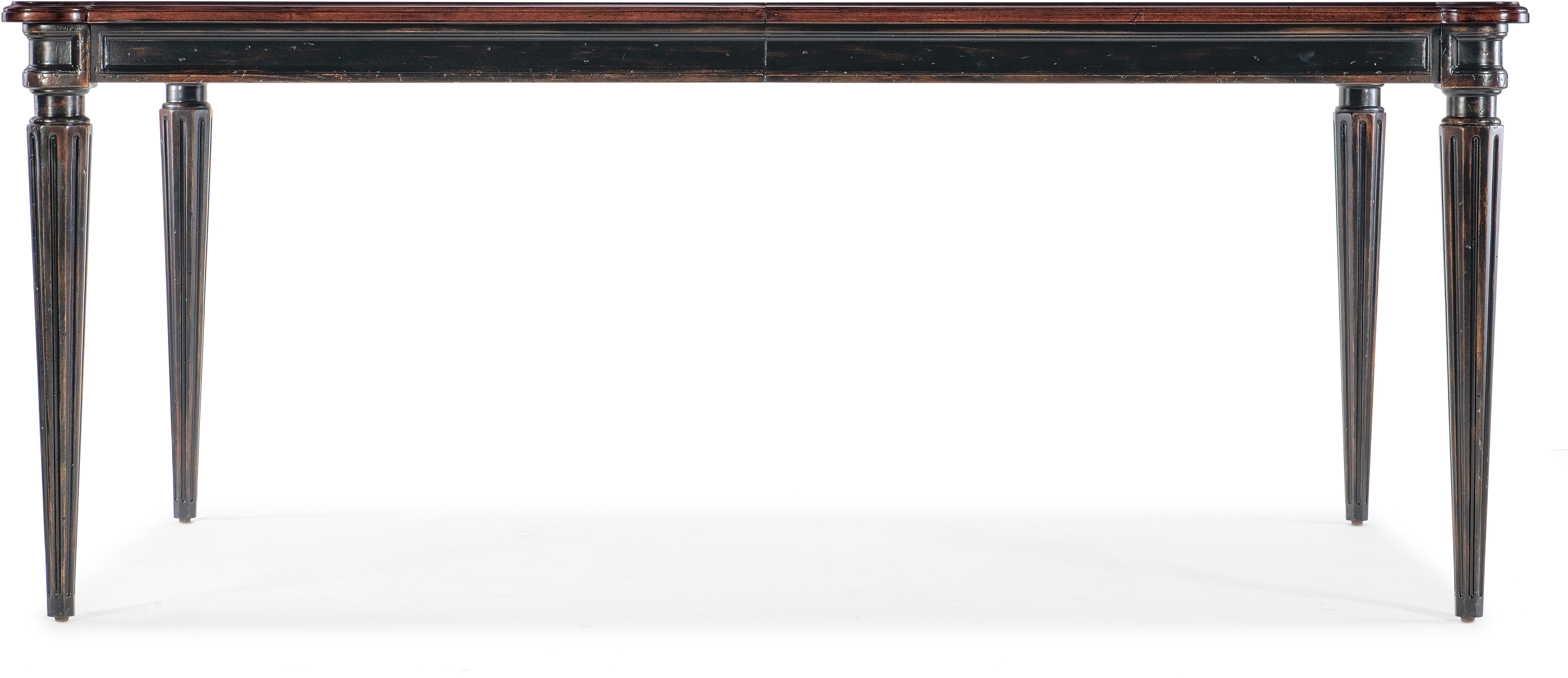 Hooker Furniture Casual Dining Charleston Rectangle Leg Dining Table w-2-22in leaves