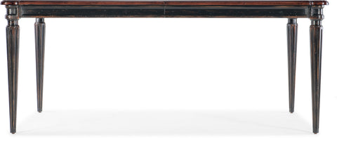 Hooker Furniture Casual Dining Charleston Rectangle Leg Dining Table w-2-22in leaves