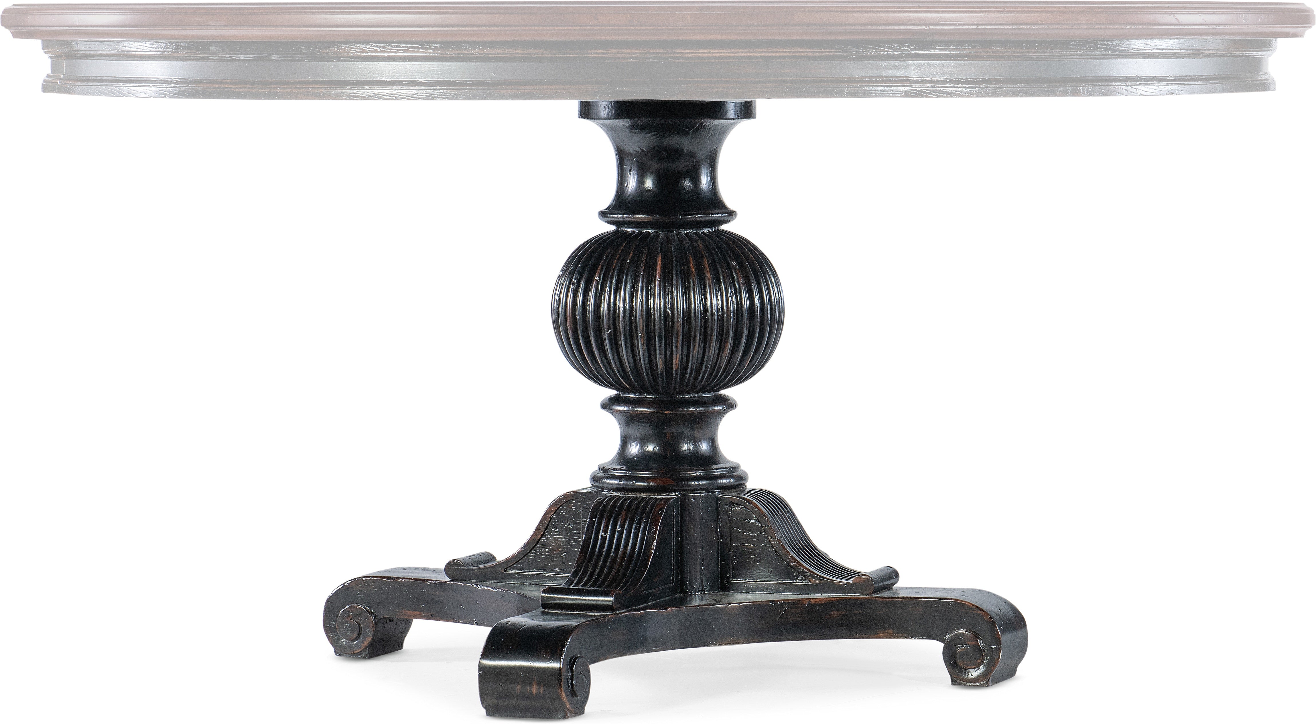 Hooker Furniture Casual Dining Charleston Round Pedestal Dining Table w/1-20in leaf