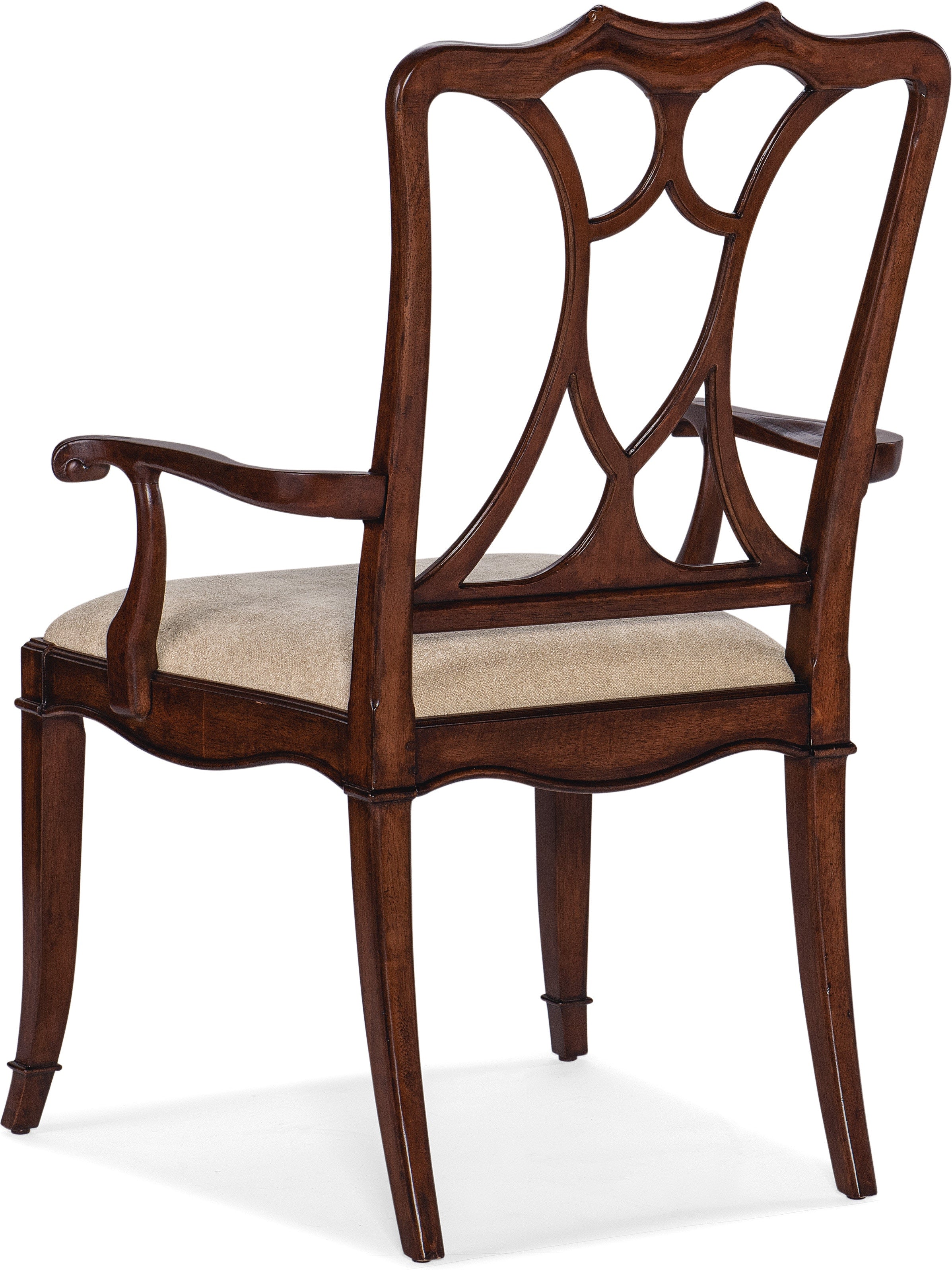 Hooker Furniture Casual Dining Charleston Upholstered Seat Arm Chair-2 per carton/price ea
