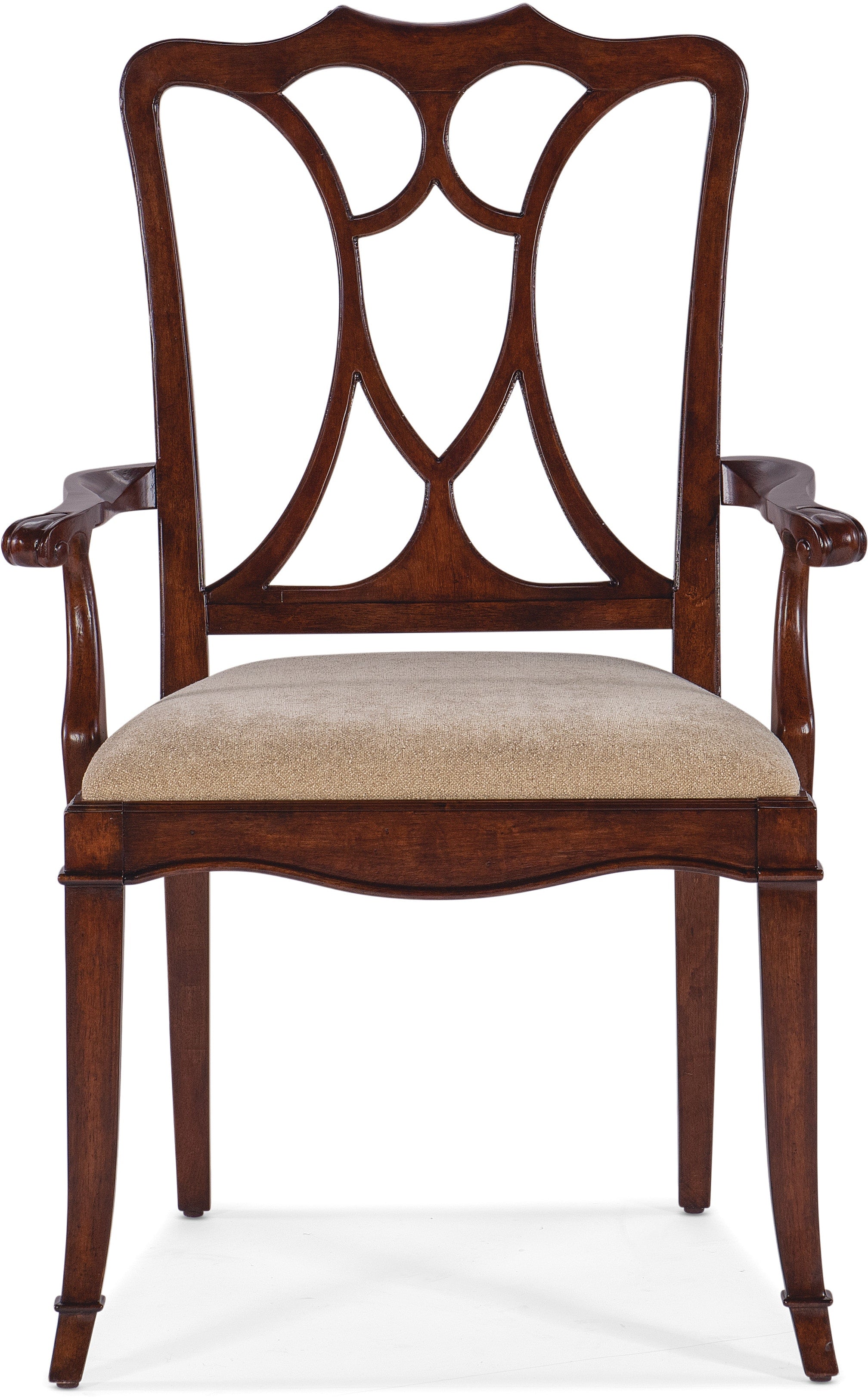 Hooker Furniture Casual Dining Charleston Upholstered Seat Arm Chair-2 per carton/price ea