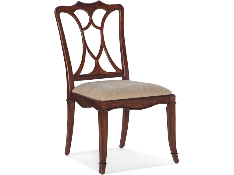 Hooker Furniture Casual Dining Charleston Upholstered Seat Side Chair-2 per carton/price ea