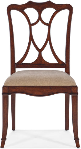 Hooker Furniture Casual Dining Charleston Upholstered Seat Side Chair-2 per carton/price ea