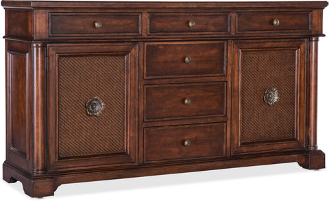 Hooker Furniture Casual Dining Charleston Two Door-Six Drawer Buffet
