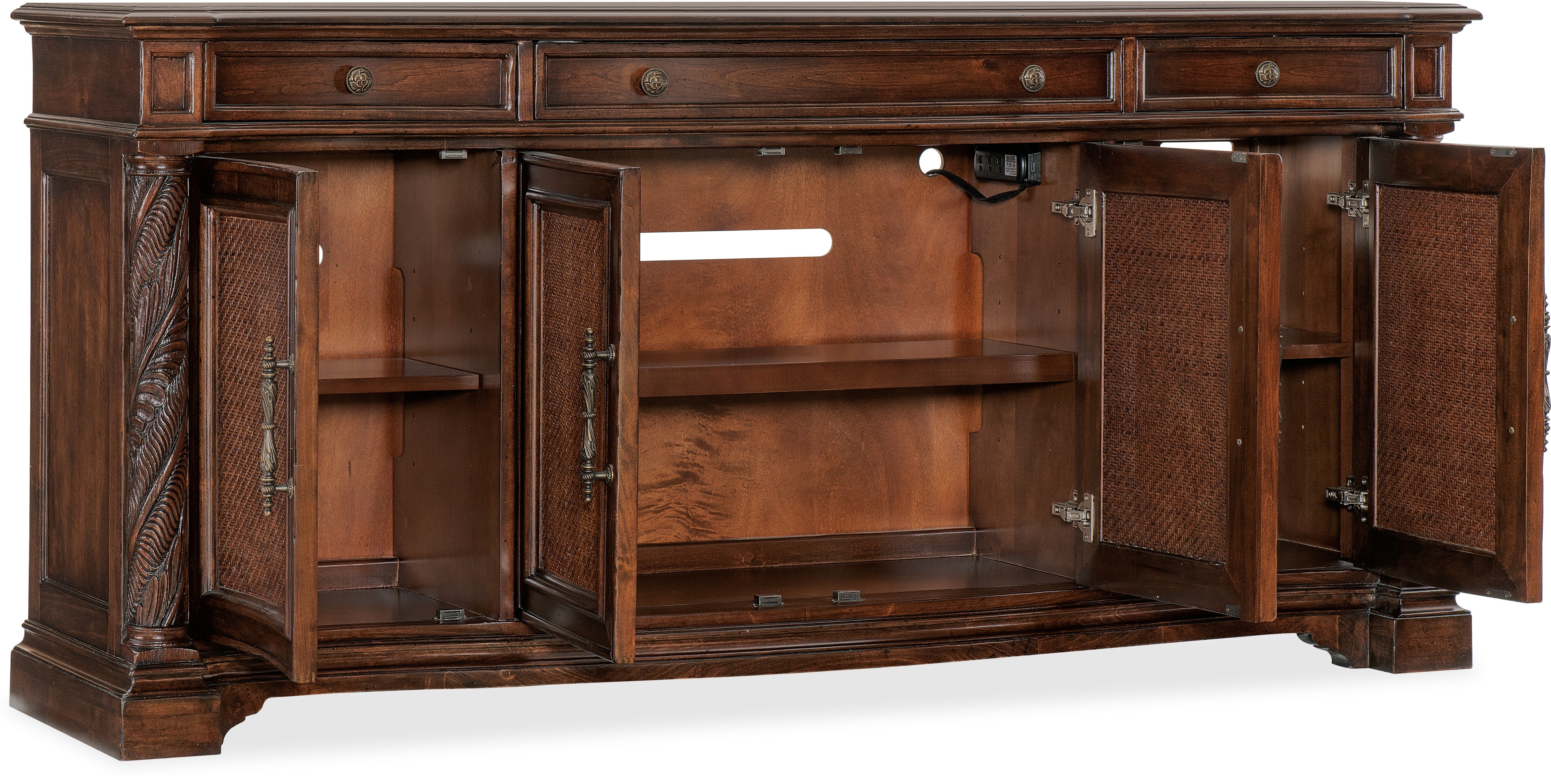 Hooker Furniture Casual Dining Charleston Four Door-Three Drawer Buffet