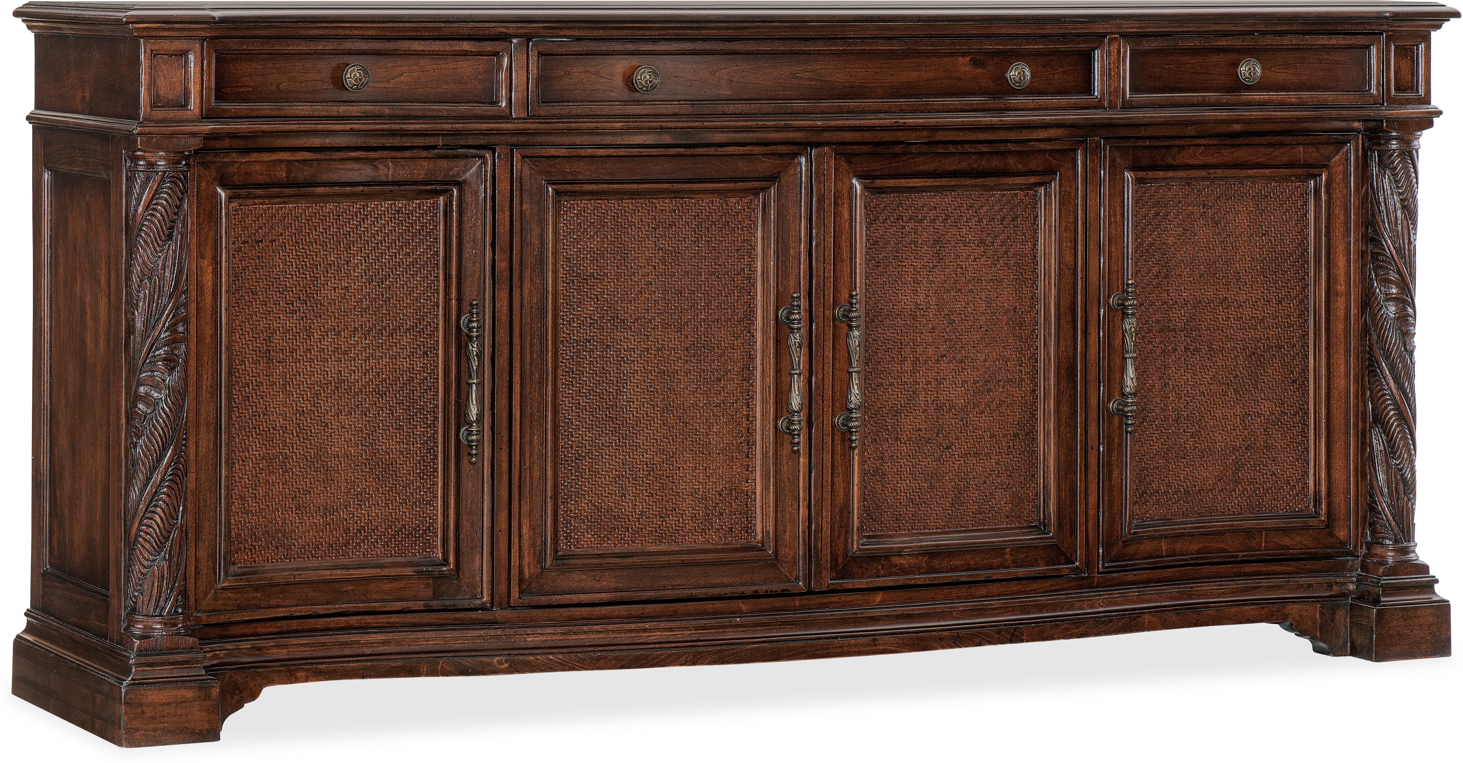 Hooker Furniture Casual Dining Charleston Four Door-Three Drawer Buffet