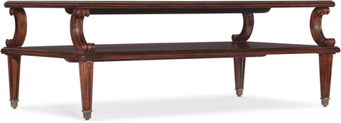 Hooker Furniture Living Room Charleston Rectangle Cocktail Table