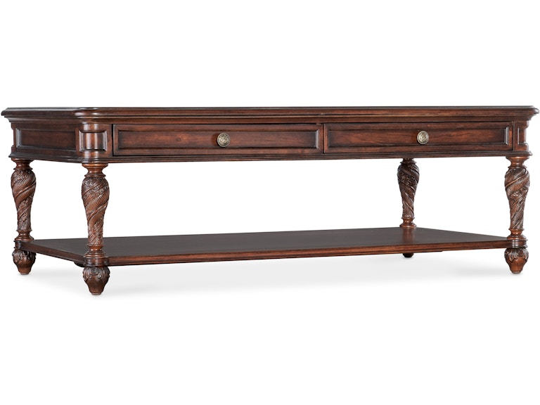 Hooker Furniture Living Room Charleston Rectangle Cocktail Table