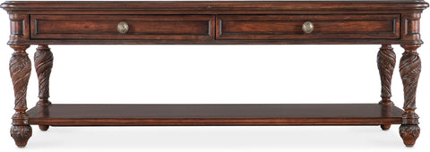 Hooker Furniture Living Room Charleston Rectangle Cocktail Table