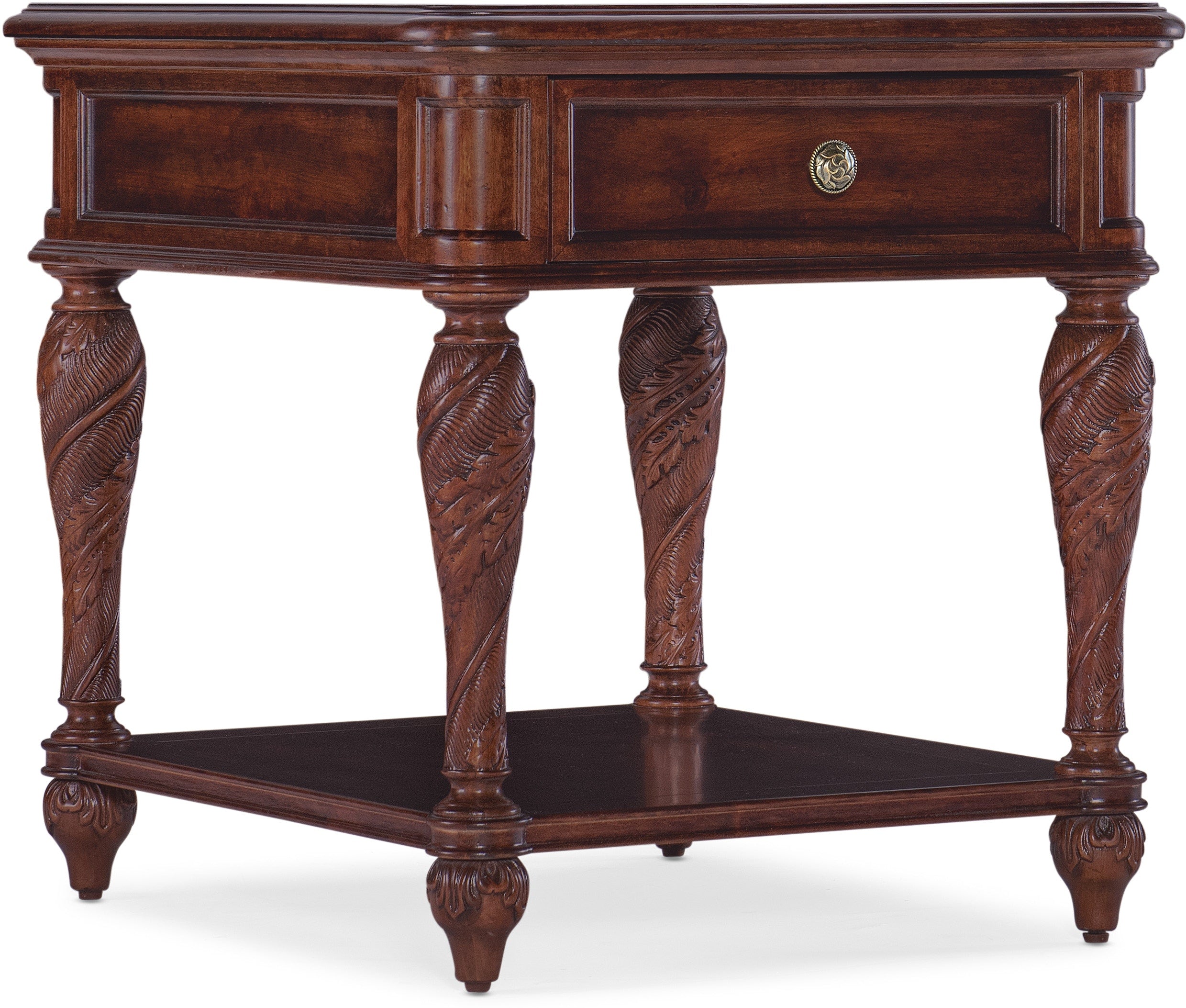 Hooker Furniture Living Room Charleston One-Drawer End Table