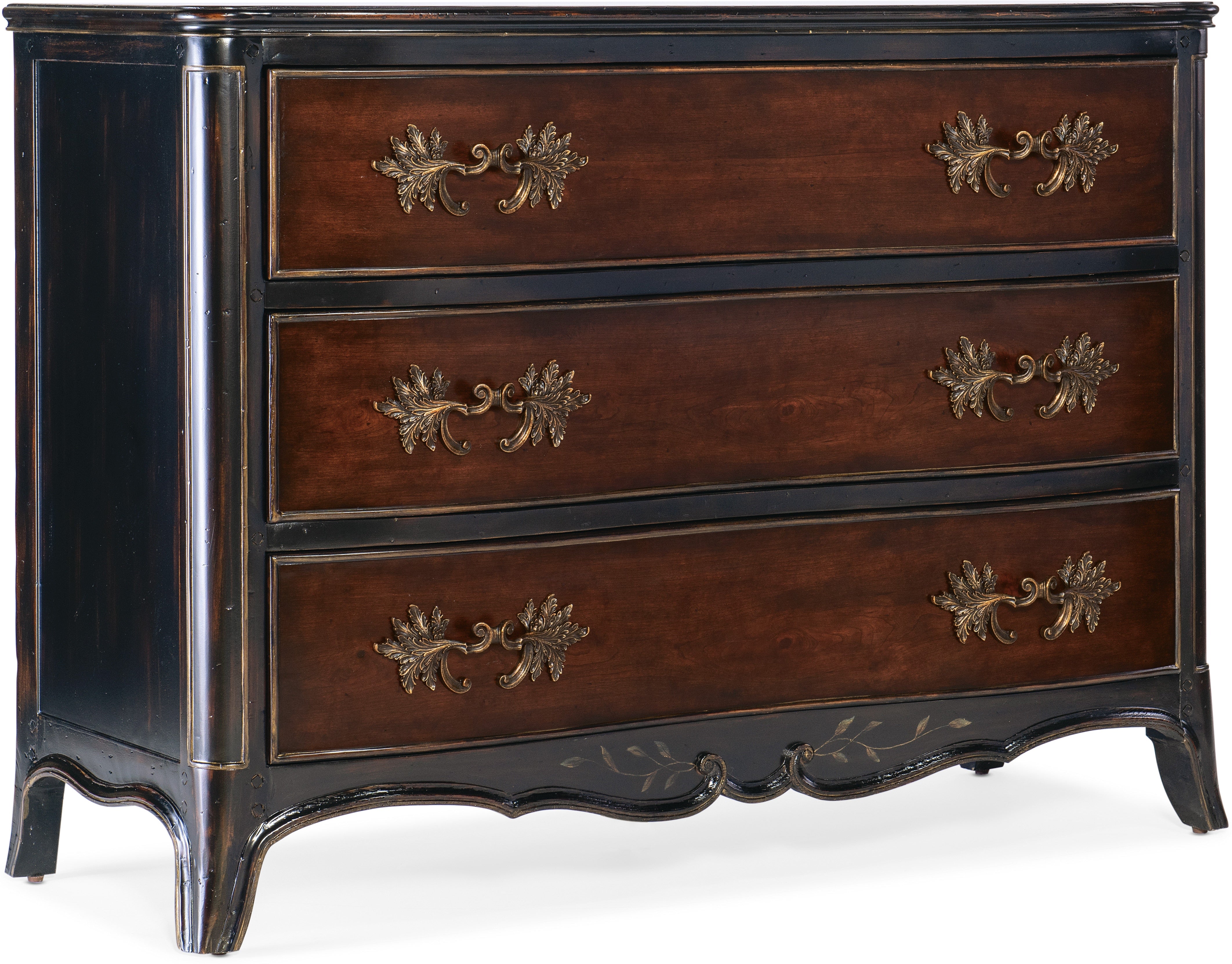 Hooker Furniture Living Room Charleston Three-Drawer Accent Chest
