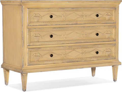 Hooker Furniture Living Room Charleston Three-Drawer Accent Chest