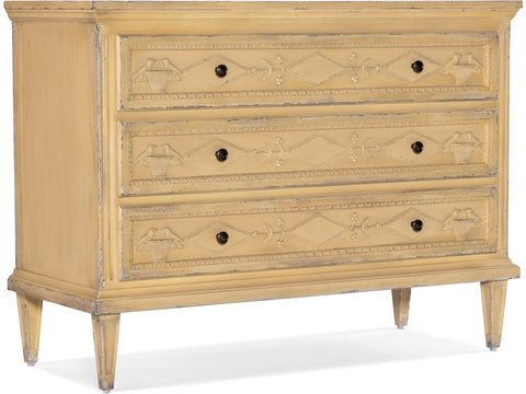 Hooker Furniture Living Room Charleston Three-Drawer Accent Chest