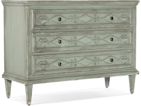 Hooker Furniture Living Room Charleston Three-Drawer Accent Chest